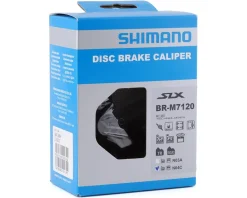 Shimano SLX BR-M7120 Disc Brake Caliper (Black) (4-Piston) (Hydraulic) (Front or Rear) (Post-Mount)