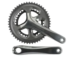 Shimano Tiagra 4700 Crankset (Grey) (2 x 10 Speed) (Hollowtech II) (165mm) (50/34T) (110 Asymmetric BCD)