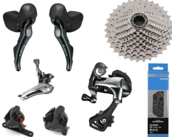 Shimano Tiagra 4700 Road Groupset (Grey) (2 x 10 Speed) (Hydraulic Disc Brake)