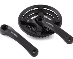 Shimano Tourney 501 Crankset (Black) (6-8 Speed) (170mm) (42/34/24T) (Square Taper JIS)