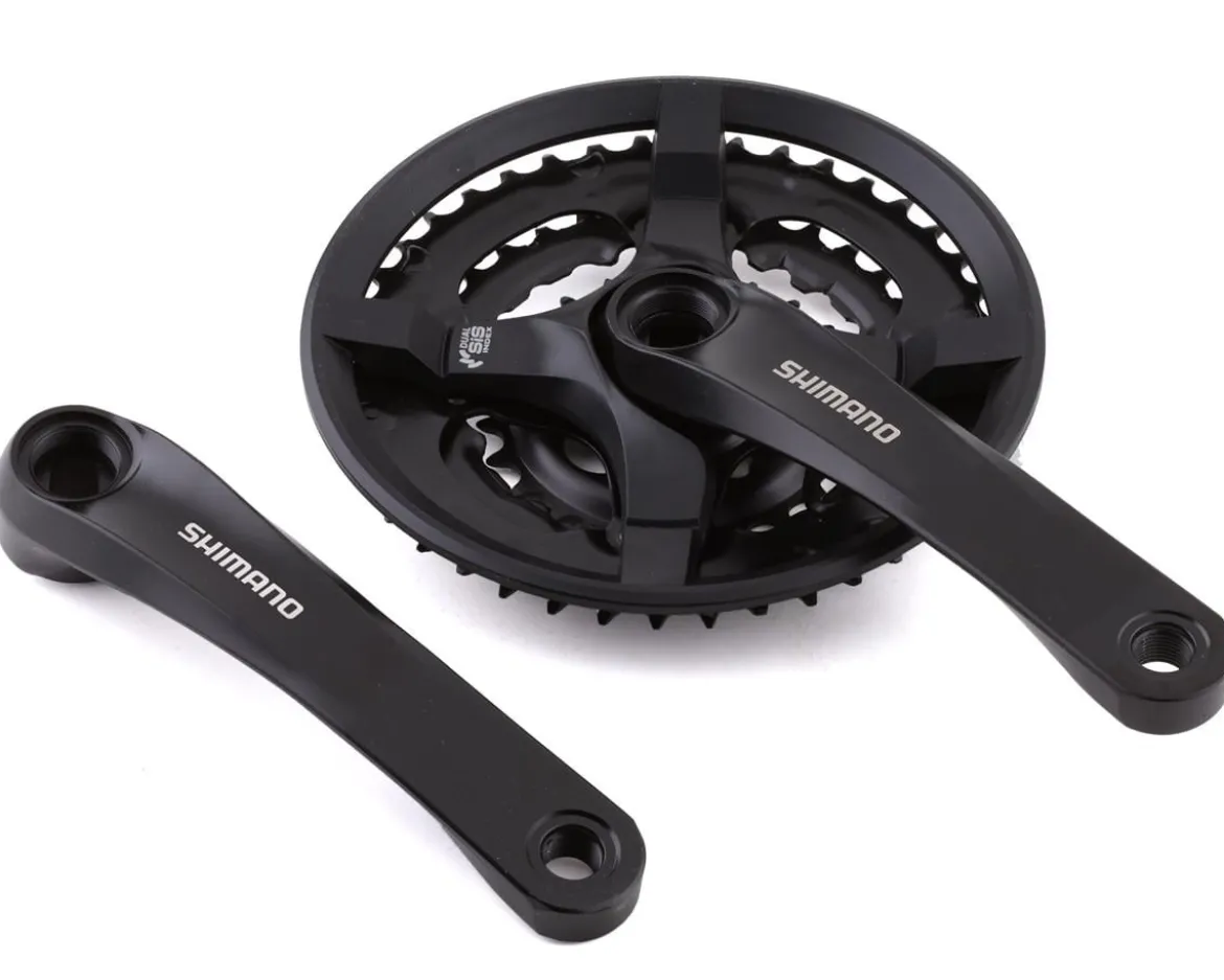 Shimano Tourney 501 Crankset (Black) (6-8 Speed) (170mm) (42/34/24T) (Square Taper JIS)