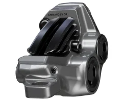 Shimano XTR M9220 4-Piston Hydraulic Disc Brakes (Silver/Black) (Pair) (Post Mount) (Calipers Included)