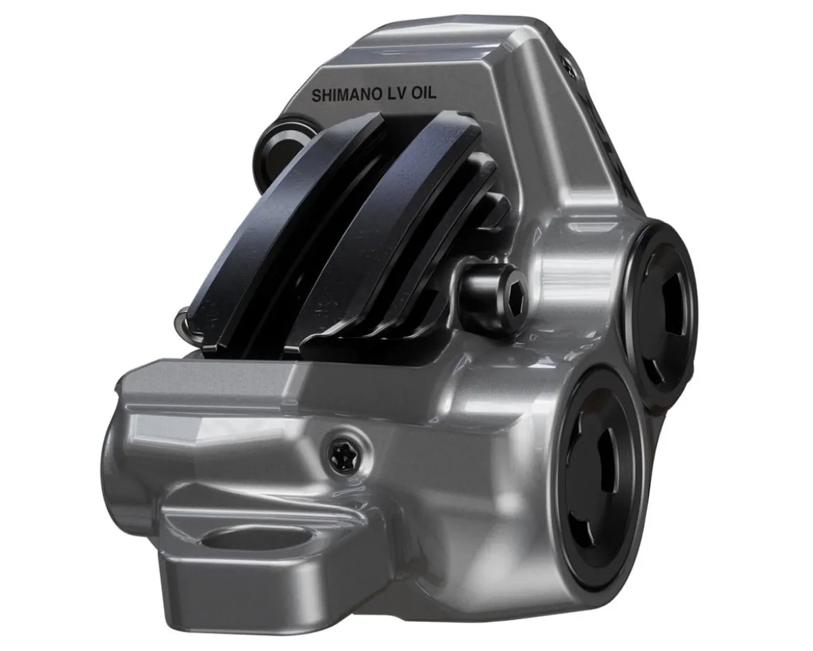 Shimano XTR M9220 4-Piston Hydraulic Disc Brakes (Silver/Black) (Pair) (Post Mount) (Calipers Included)