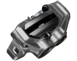 Shimano XTR M9220 4-Piston Hydraulic Disc Brakes (Silver/Black) (Pair) (Post Mount) (Calipers Included)
