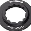 Shimano XT SM-RT81 Disc Brake Rotor Centerlock Ring and Washer (Black) (Internal Spline)