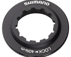 Shimano XT SM-RT81 Disc Brake Rotor Centerlock Ring and Washer (Black) (Internal Spline)