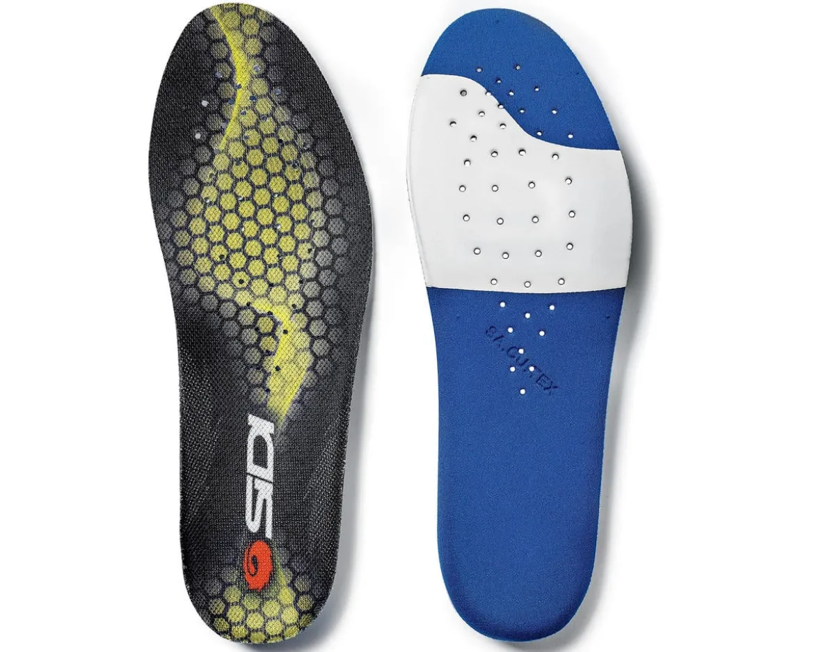 Sidi Bike Shoes Comfort Fit Insoles (Black/Yellow/Blue/White) (42)