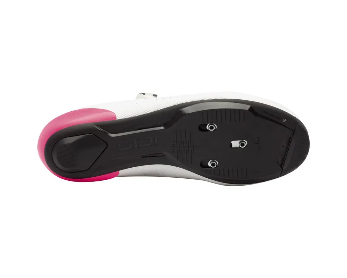 Sidi Genius X Wyve Road Shoes (White Fluo) (44)