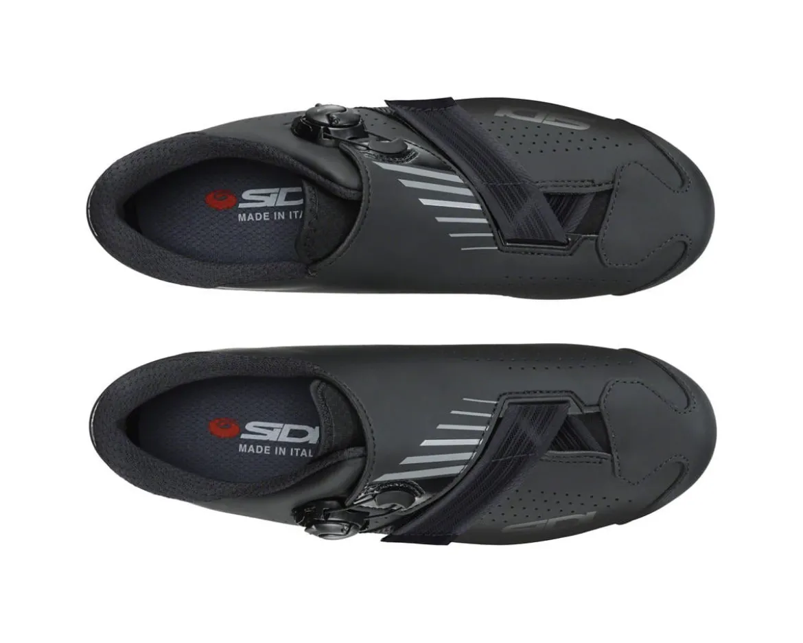 Sidi Men's Prima Mega Road Shoes (Black/Black) (44) (Wide)