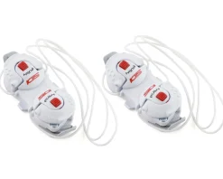Sidi Shot/Tiger Double Tecno-3 Push Closure System (White/Red) (Pair)