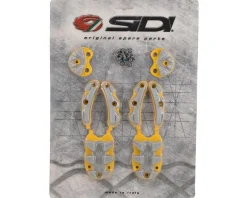 Sidi SRS Replacement Traction Pads for Spider Shoes (Grey/Yellow) (38-40)