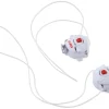 Sidi Tecno 3 Push Single Dial System (White/Red) (Pair) (For Drako 2 MTB Shoes/Wire 2S Road Shoes)