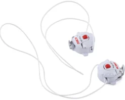 Sidi Tecno 3 Push Single Dial System (White/Red) (Pair) (For Drako 2 MTB Shoes/Wire 2S Road Shoes)