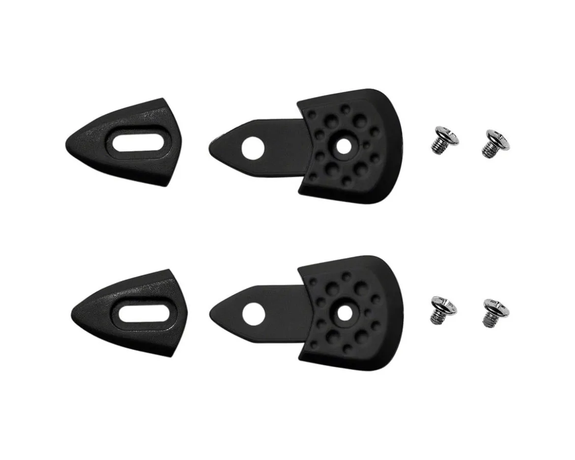 Sidi Vent Air Intake Toe Pads (Black) (45-48) (Pair) (For Sixty Road Shoes/Wire 2S Road Shoes)