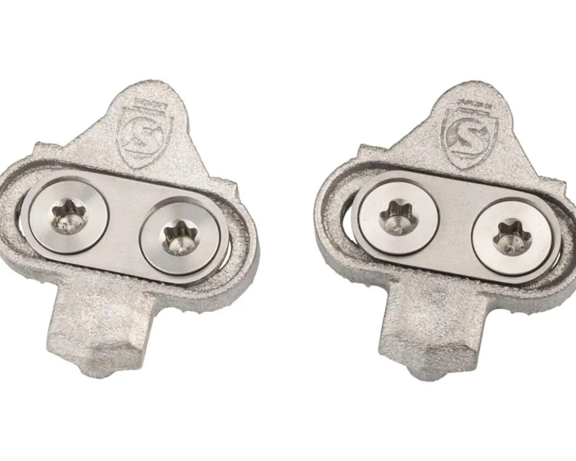 Silca 3D-Printed Titanium Mountain Cleats (w/ Ti Hardware) (4°) (Fits Shimano SPD Pedals)