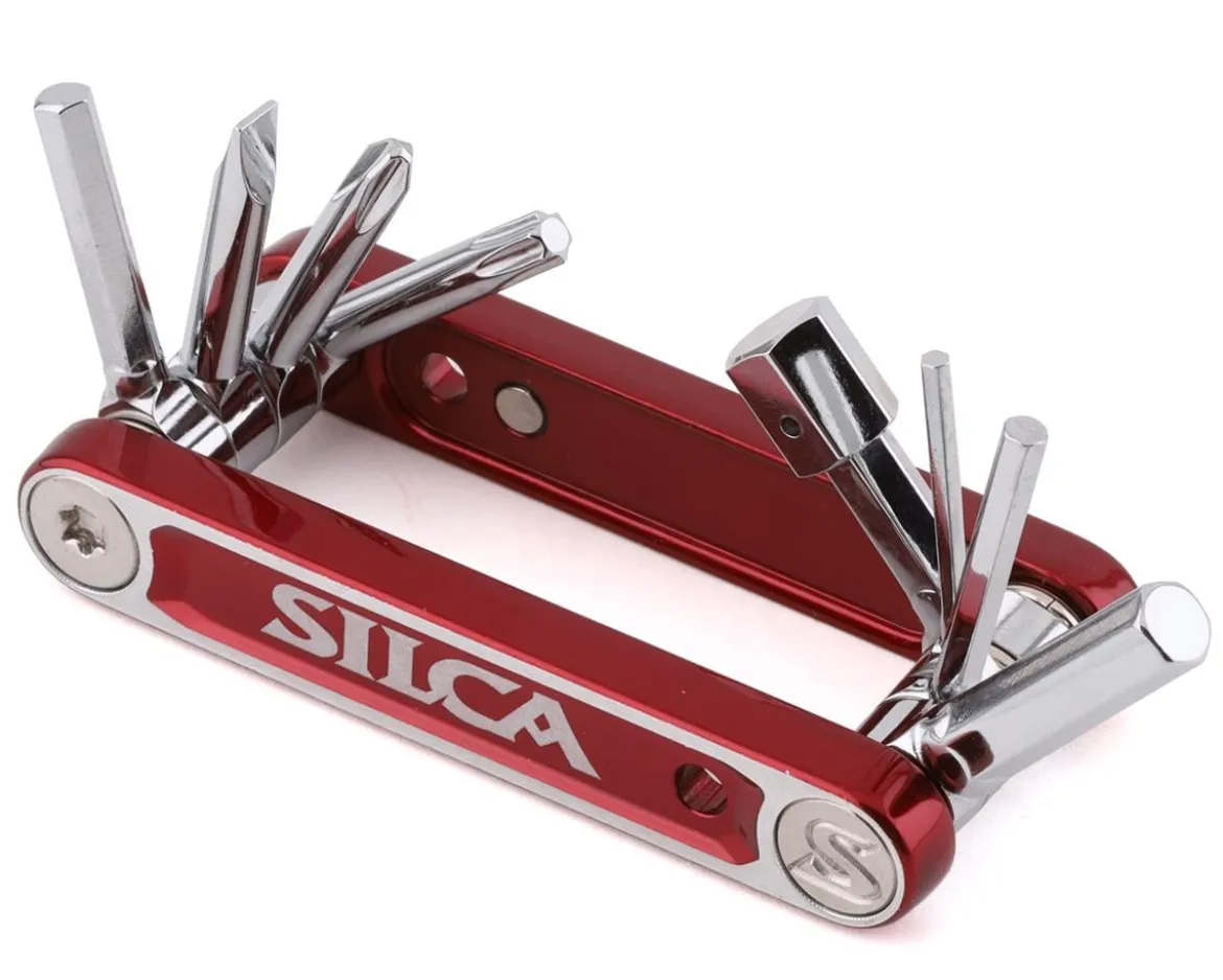 Silca Nove Italian Army Knife (Red) (9-Tool)