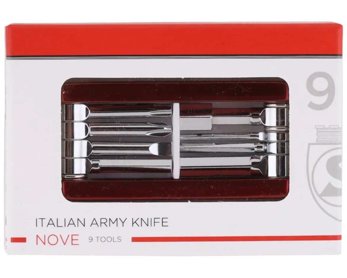 Silca Nove Italian Army Knife (Red) (9-Tool)