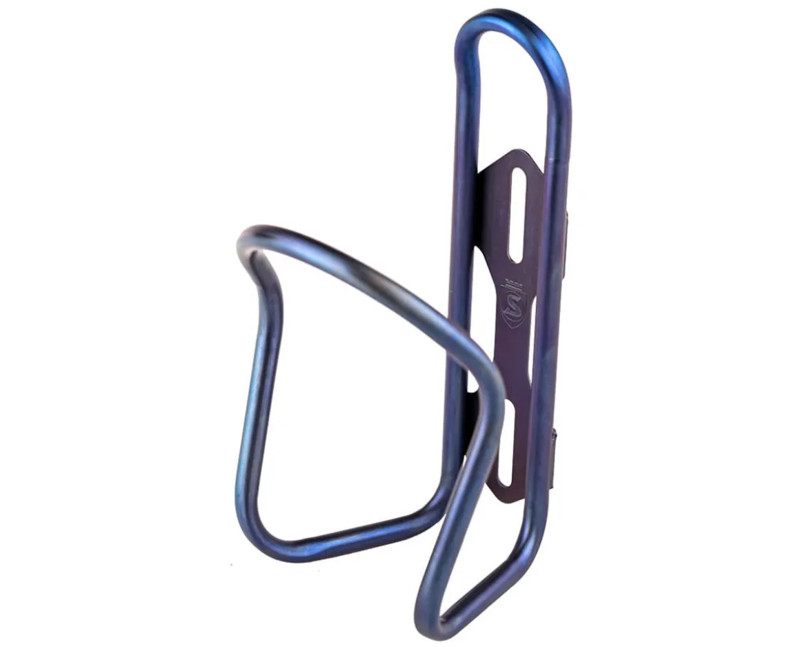 Silca Sicuro V2 Titanium Water Bottle Cage (Royal Purple)