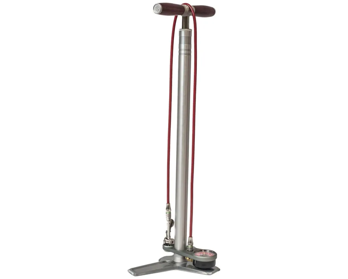 Silca SuperPista Ultimate Hiro Edition Floor Pump (Silver)