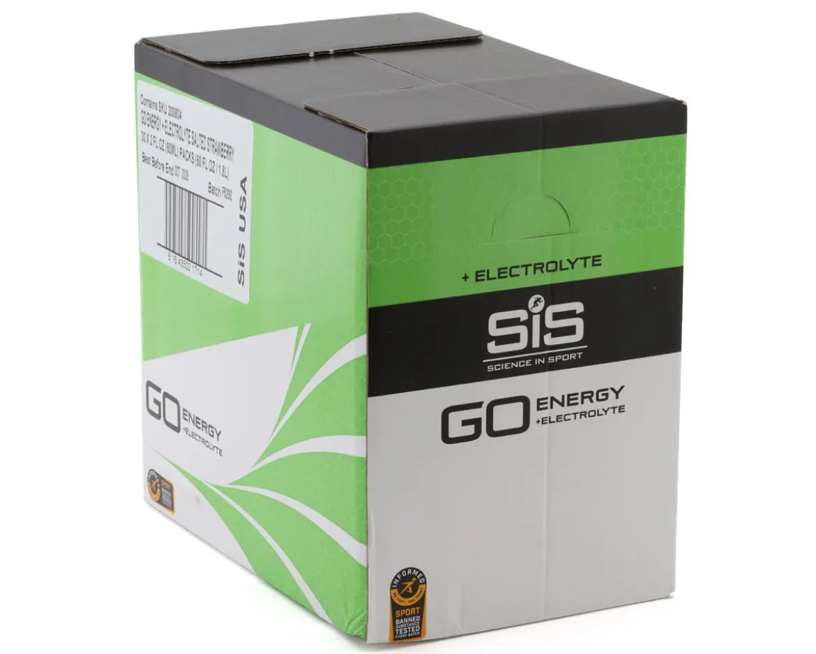 SIS Science In Sport GO Energy + Electrolyte Gel (Salted Strawberry) (30 | 2oz Packets)