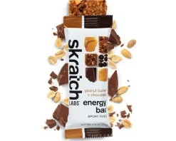 Skratch Labs Energy Bar Sport Fuel (Peanut Butter + Chocolate) (12 | 1.8oz Packets)