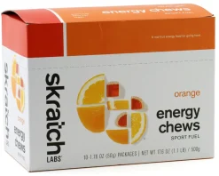 Skratch Labs Energy Chews Sport Fuel (Orange) (10 | 1.7oz Packets)