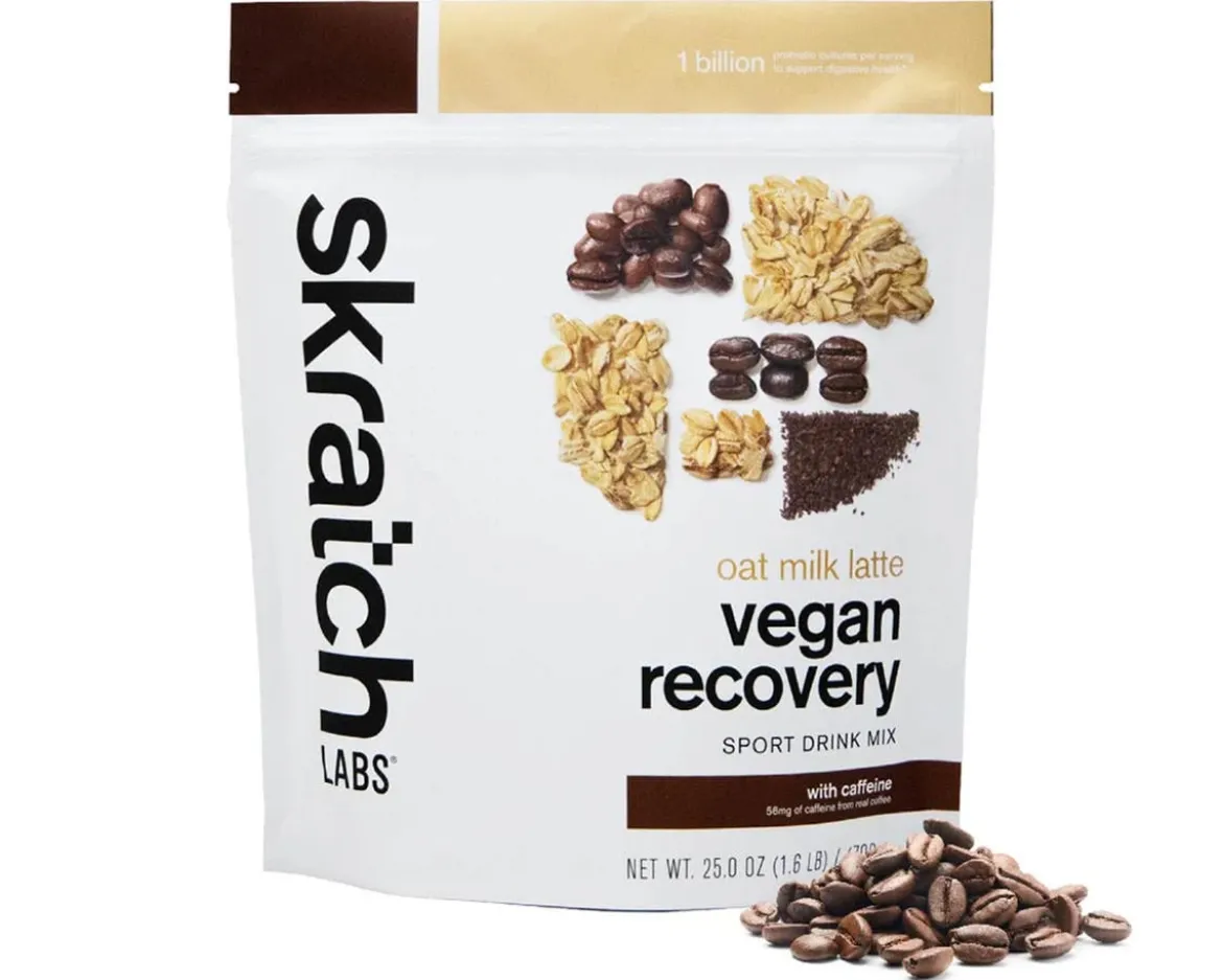 Skratch Labs Vegan Recovery Sport Drink Mix (Oat Milk Latte) (12 Serving Pouch)