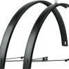 SKS Edge AL 46 Aluminum Fender Set (Black) (700 x 25 - 35mm)