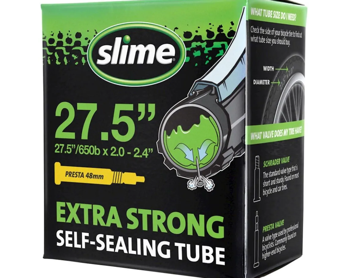 Slime 27.5"/650b Self-Sealing Inner Tube (Presta) (2.0 - 2.4") (48mm)