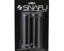 Snafu Pro Lock-On Grips (Black/Black) (140mm)