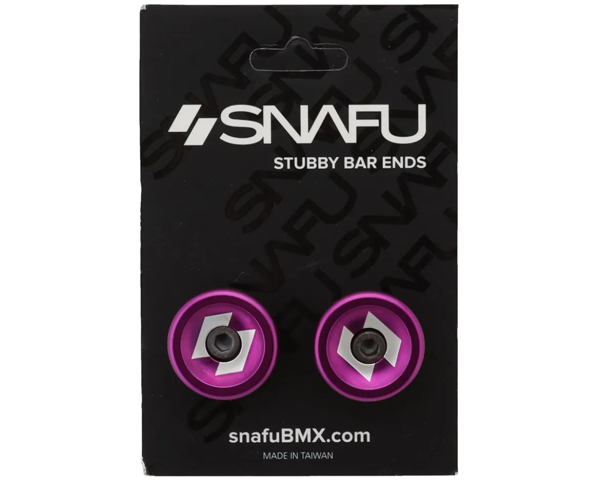 Snafu Stubby Bar Ends (Purple)