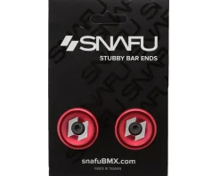 Snafu Stubby Bar Ends (Red)