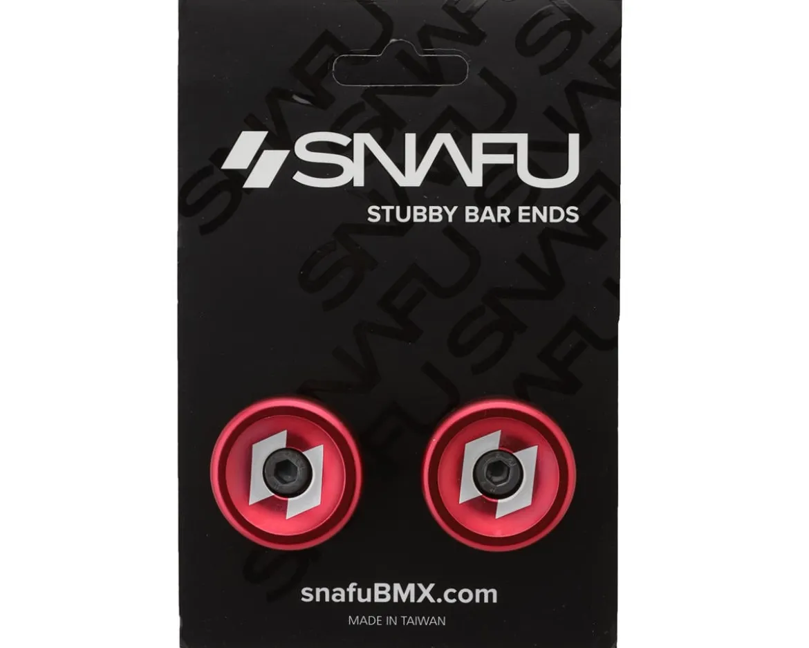 Snafu Stubby Bar Ends (Red)