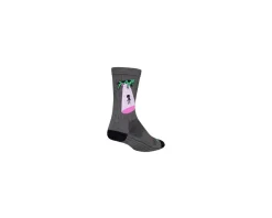Sockguy Crew Cowspiracy 6" Socks (Grey) (S/M)