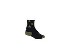 Sockguy Scout Wool Crew 3" Socks (Black) (S/M)