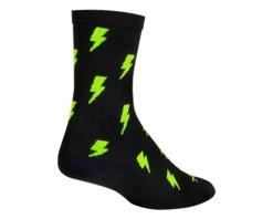Sockguy 6" SGX Socks (Lit Black) (S/M)