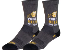 Sockguy 6" SGX Socks (Make Beer Not War) (S/M)