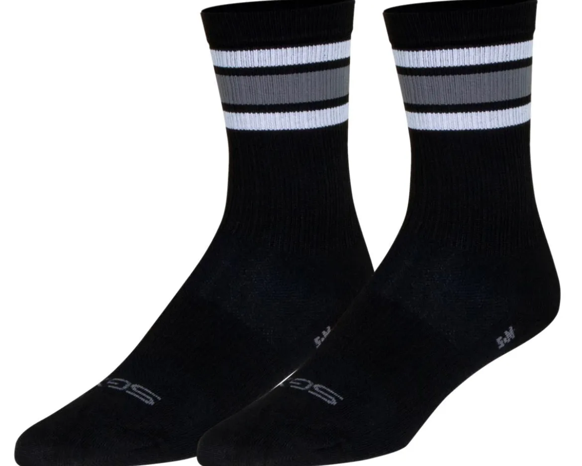 Sockguy 6" SGX Socks (Throwback Black) (L/XL)