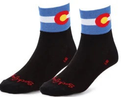 Sockguy 3" Socks (Colorado Flag) (S/M)