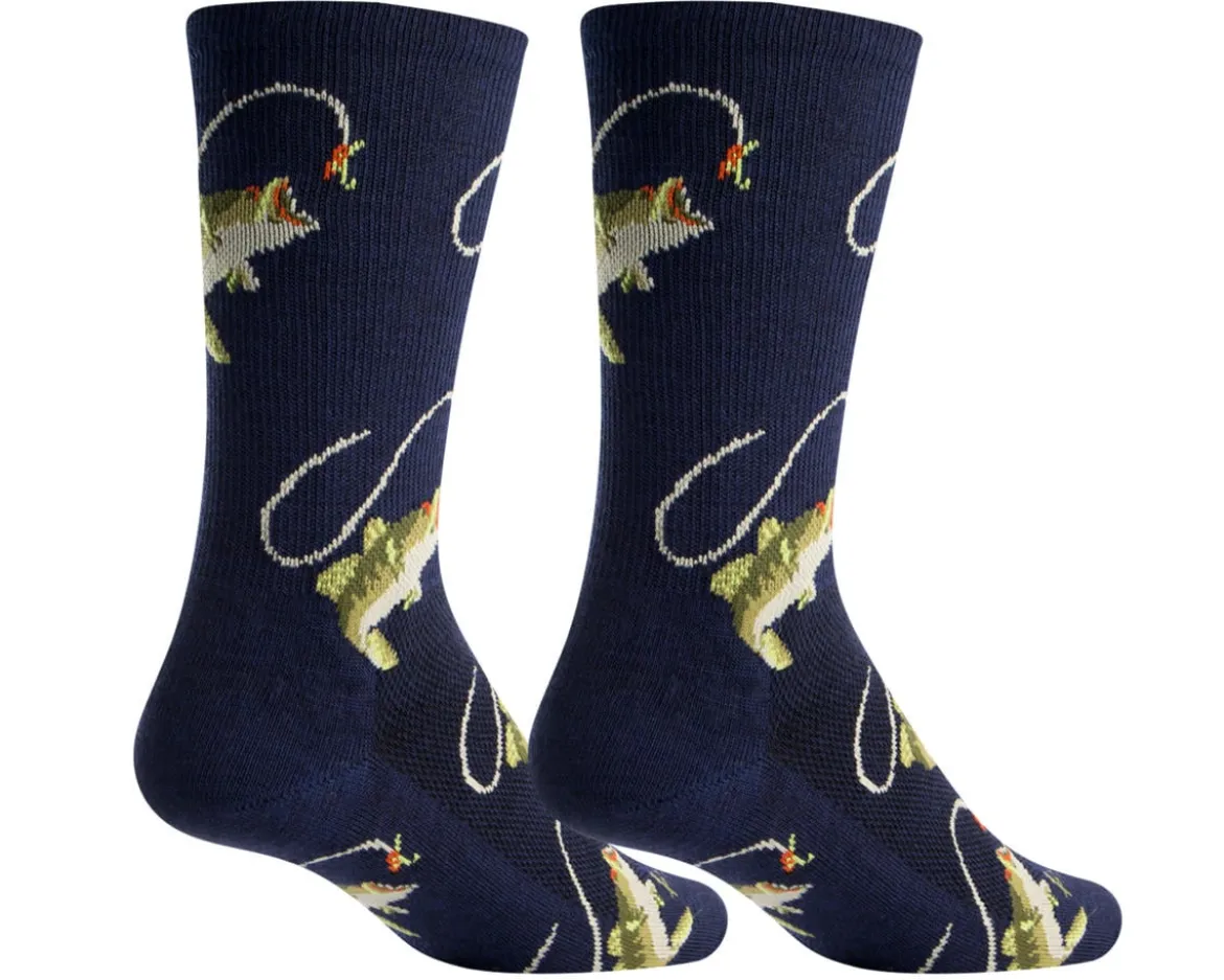 Sockguy 6" Socks (Fish-On) (L/XL)
