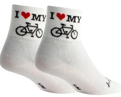 Sockguy 3" Socks (I Heart My Bike) (S/M)