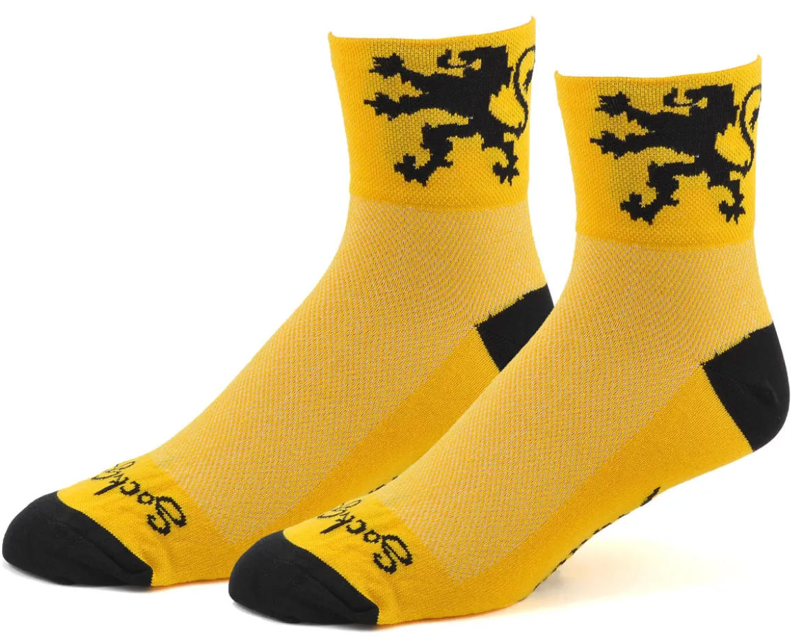 Sockguy 3" Socks (Lion Of Flanders) (L/XL)