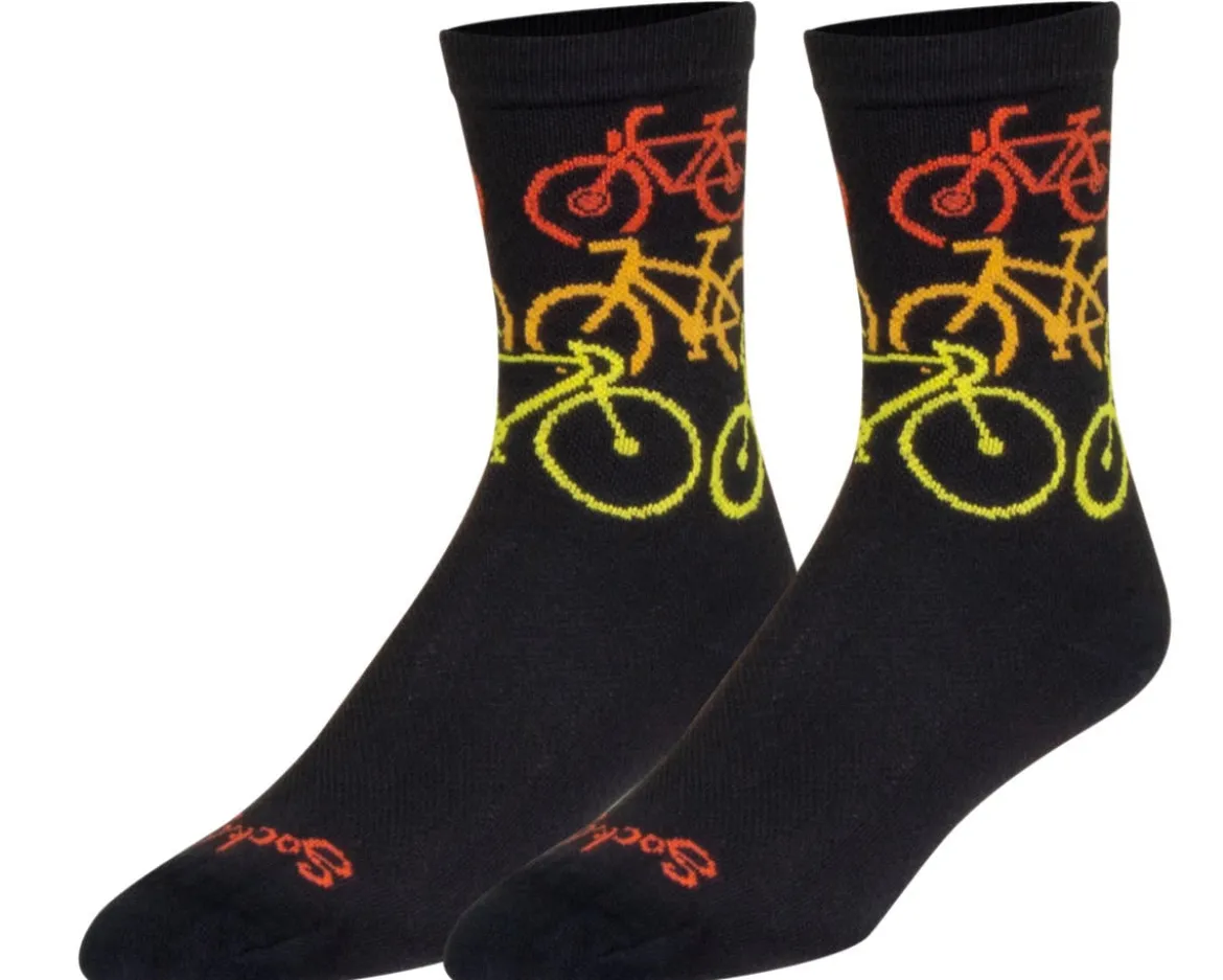 Sockguy 6" Socks (Nvr Enuf) (Bike) (S/M)