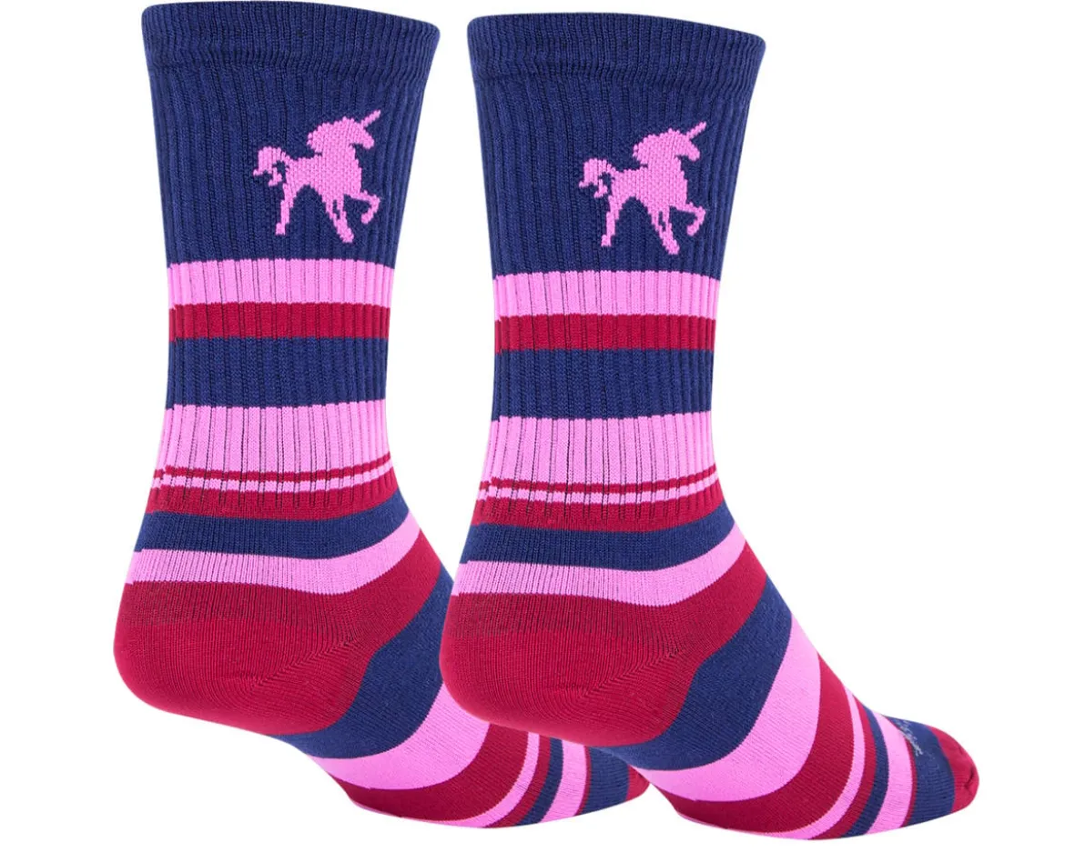 Sockguy 6" Socks (Pink Unicorn) (S/M)