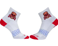 Sockguy 3" Socks (Red Skull) (S/M)