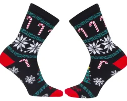 Sockguy 6" Socks (Ugly Sweater Black) (L/XL)