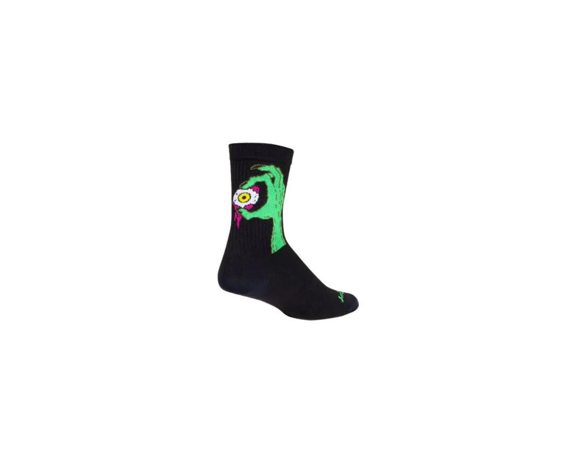 Sockguy Stink Eye Crew 6" Socks (Black) (S/M)