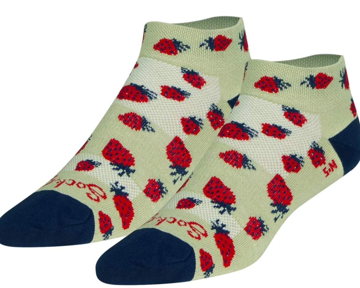 Sockguy Women's 1" Socks (Berry Blast) (S/M)