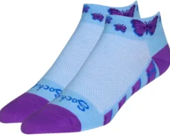 Sockguy Women's 1" Socks (Flutterby) (S/M)