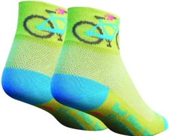 Sockguy Women's 2" Socks (Streamers) (S/M)